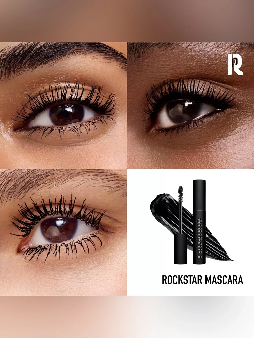 Rabanne Rockstar 24H Volumizing Mascara – Travel Size